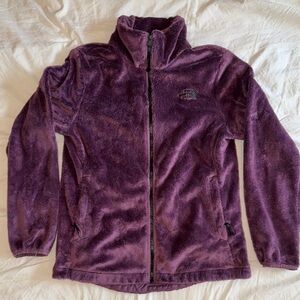 The North Face Women’s Osito Purple Fleece Full Zip Jacket, Medium